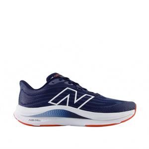 NEW NEW BALANCE men's fuelcell walker elite in navy/white/neo flame